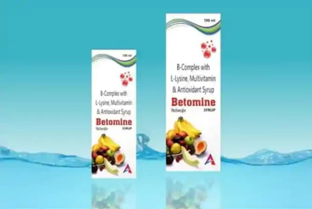 Betomine Syrup (1 Bottle of 100 ml Syrup)