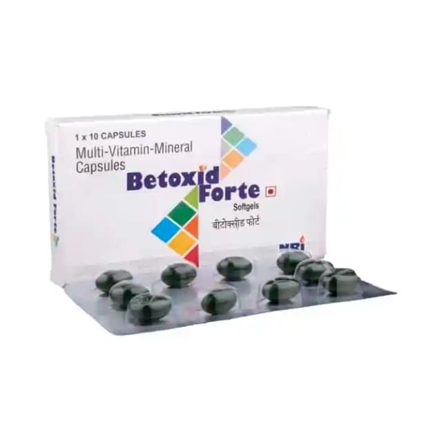 Betoxid Forte Softgels (10 Capsules in 1 strip)