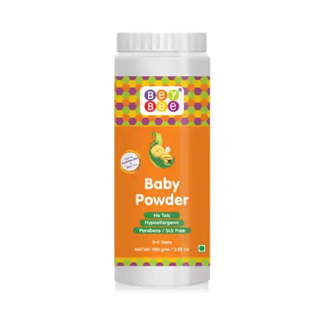 Bey Bee Baby Powder (1 Bottle of 100 gm Powder)