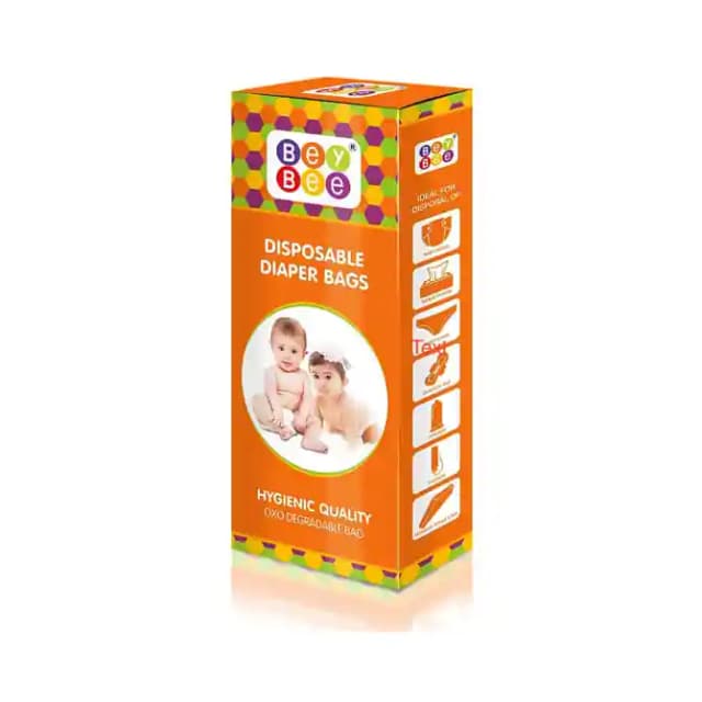 Bey Bee Disposable Diaper Bags (1 Packet Of 50 bags)