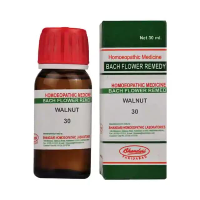 Bhandari Bach Flower Walnut 30 (1 Bottle of 30 ml Dilution)