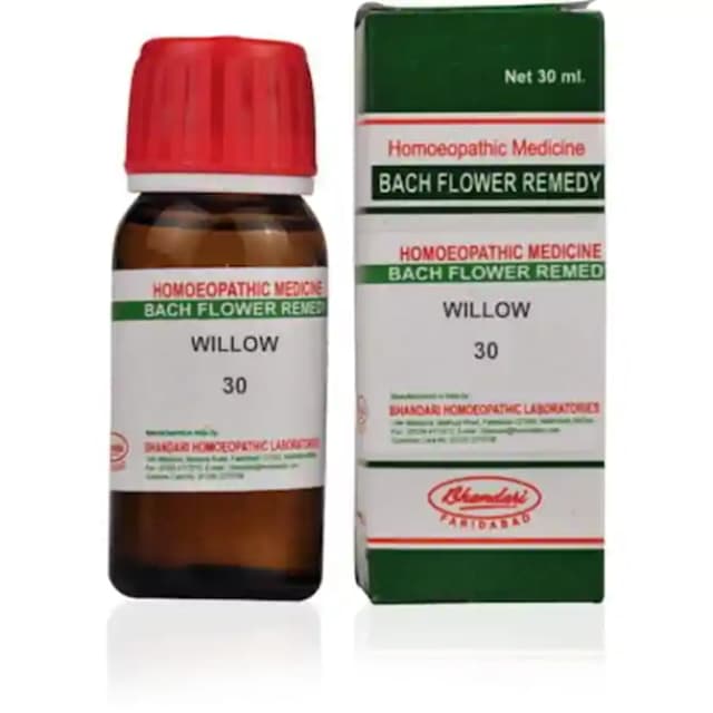 Bhandari Bach Flower Willow 30 (1 Bottle of 30 ml Dilution)