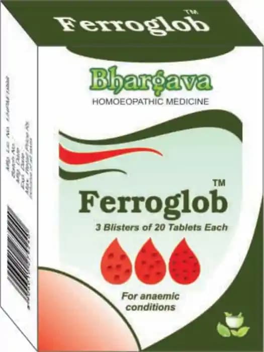 Bhargava Ferroglob (1 Box Of 60 tablets)