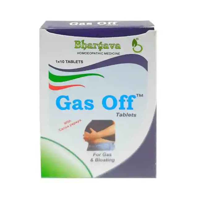 Bhargava Gas Off (1 Strip Of 10 tablets)