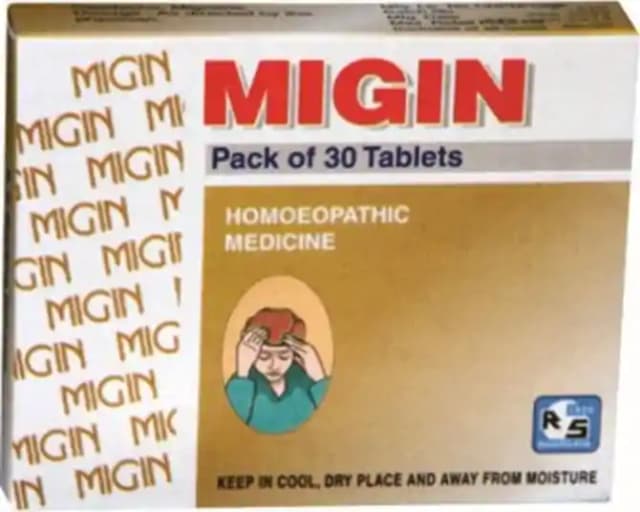 Bhargava Migin (1 Box Of 30 tablets)