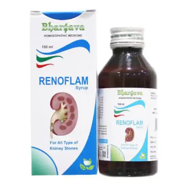 Bhargava Renoflam Syrup (1 Bottle of 100 ml Syrup)