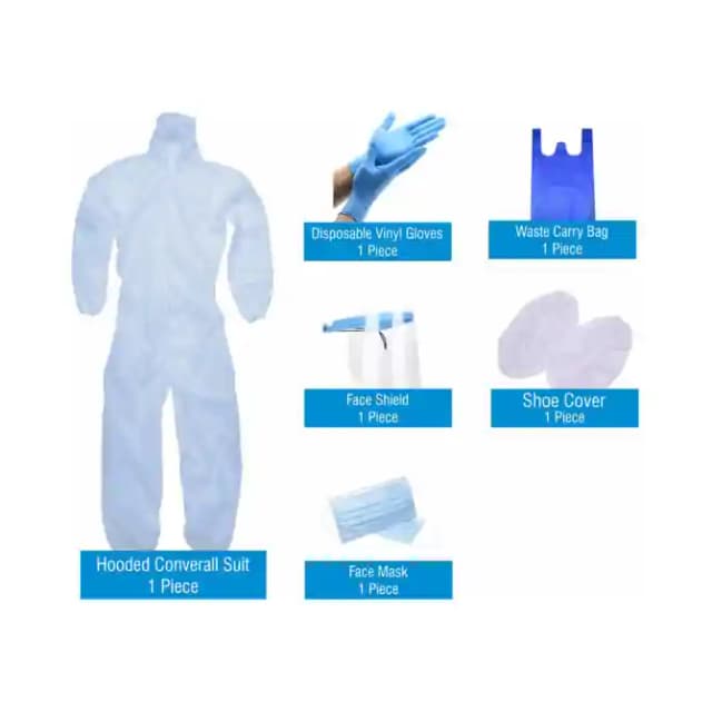 Bhumija Lifesciences PPE Kit Free Size (1 Box Of 1 Kit)