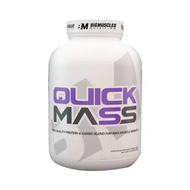 Big Muscles Quick Mass Chocolate Malt (1 Jar Of 6 lb Powder)