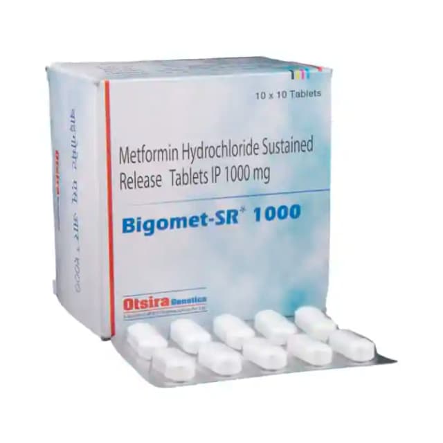 Bigomet SR 1000 (10 tablets sr in 1 strip)