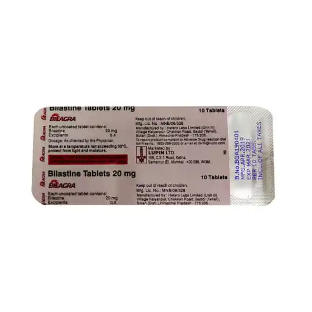 Bilagra (10 tablets in 1 strip)