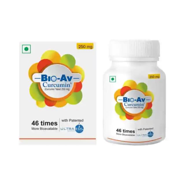 Bio Av Curcumin 250mg (1 Bottle of 30 tablets)