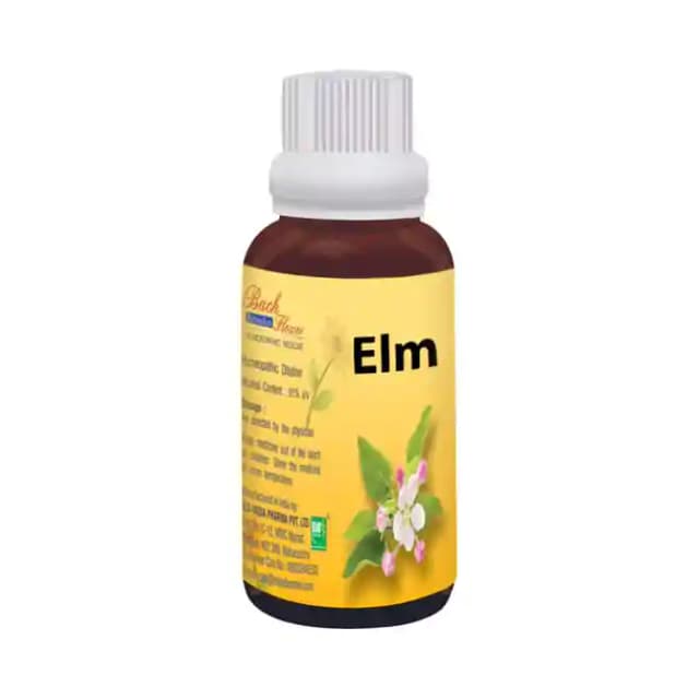 Bio India Bach Flower Elm (1 Bottle of 100 ml Dilution)