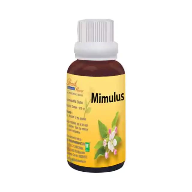 Bio India Bach Flower Mimulus (1 Bottle of 30 ml Dilution)