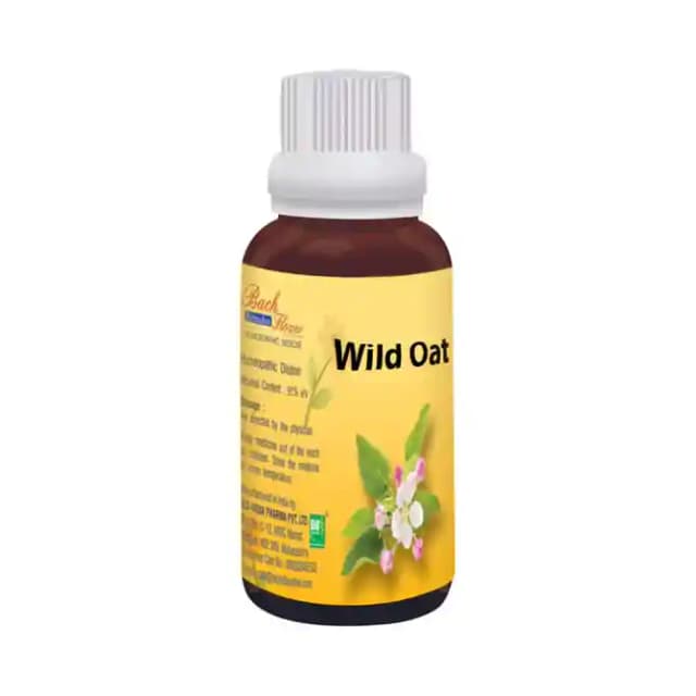 Bio India Bach Flower Wild Oat (1 Bottle of 100 ml Dilution)