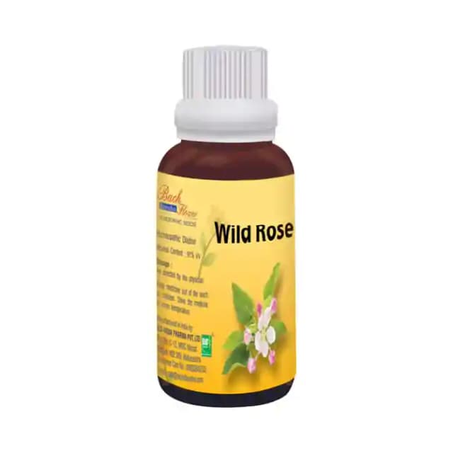 Bio India Bach Flower Wild Rose (1 Bottle of 30 ml Dilution)