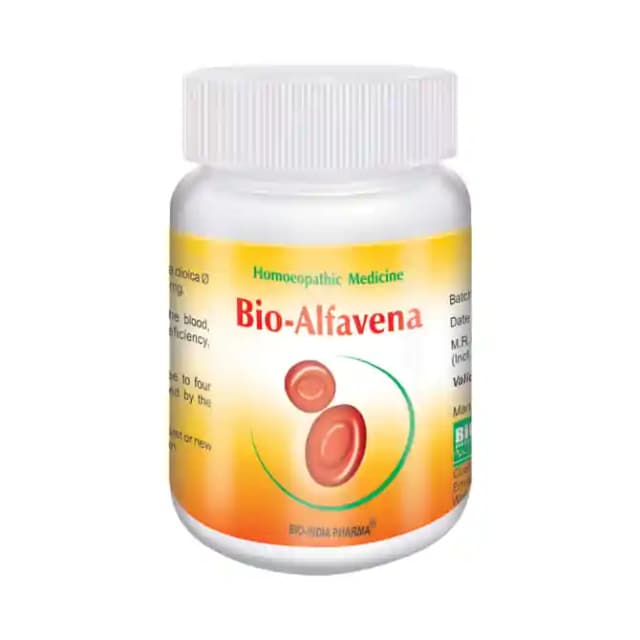 Bio India Bio Alfavena (1 Bottle of 450 gm tablets)