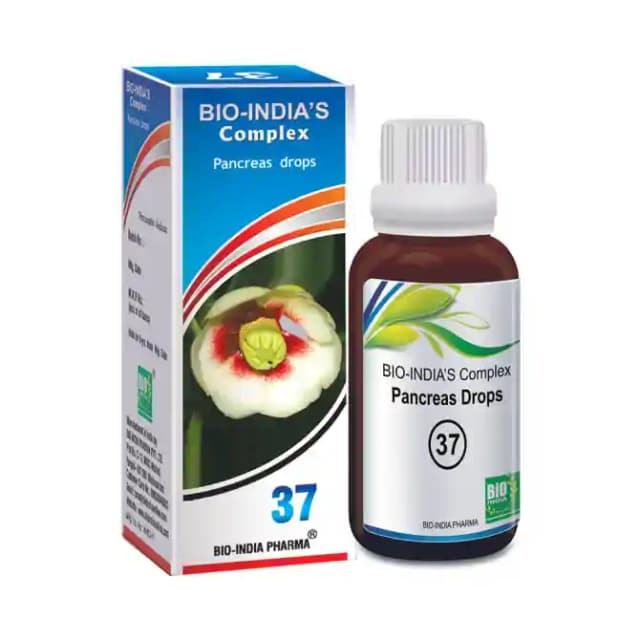 Bio India Complex 37 Pancreas Drop (1 Bottle of 30 ml Drop)