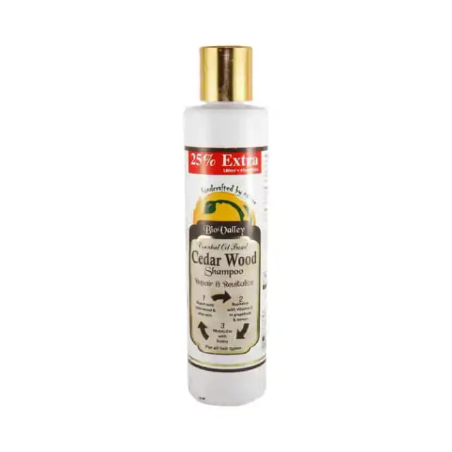 Bio Valley Cedar Wood Shampoo (1 Bottle of 180 ml Shampoo)