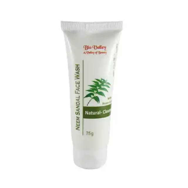 Bio Valley Neem Sandal Face Wash (1 Tube Of 75 gm Face Wash)