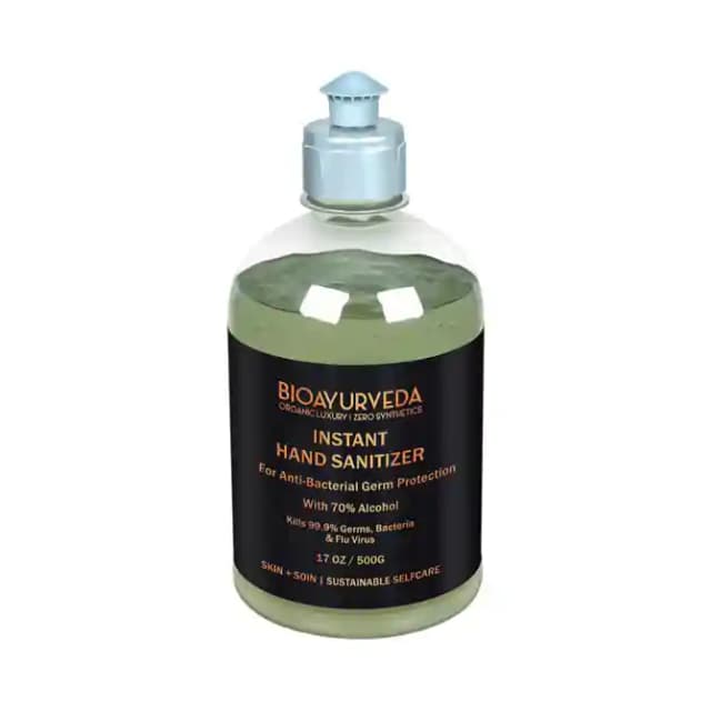 Bioayurveda Instant Hand Sanitizer (1 Pump Bottle of 500 gm Sanitizer)