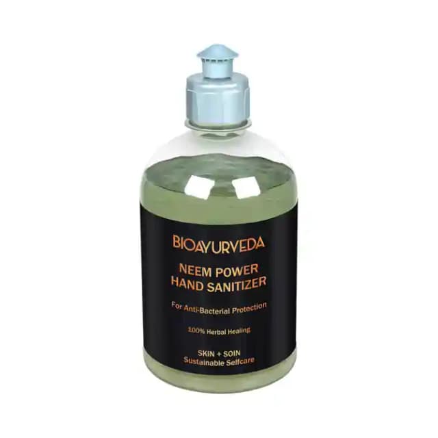 Bioayurveda Neem Power Hand Sanitizer (1 Pump Bottle of 500 gm Sanitizer)
