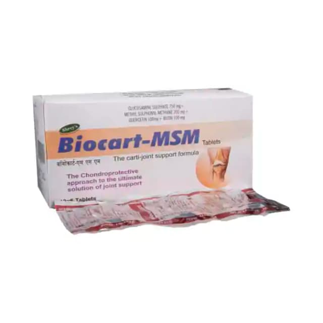 Biocart MSM (6 tablets in 1 strip)