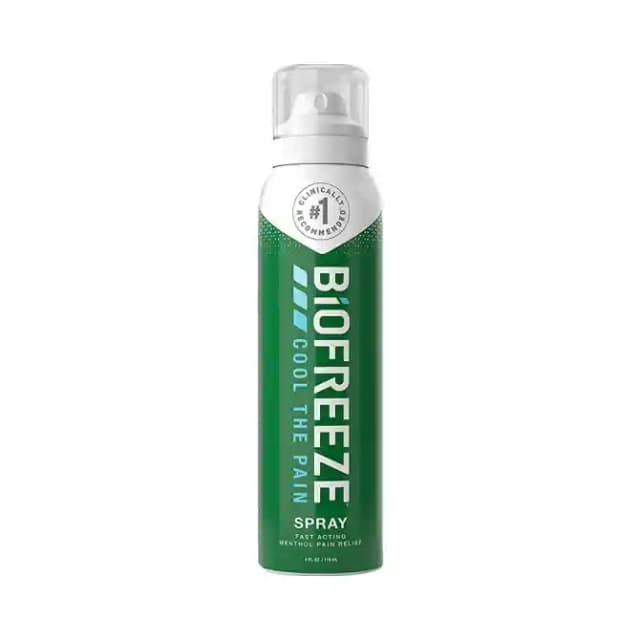 Biofreeze Menthol Pain Relief Spray (1 Pump Bottle of 118 ml Spray)