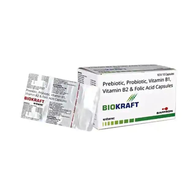 Biokraft (1 Strip Of 10 capsules)