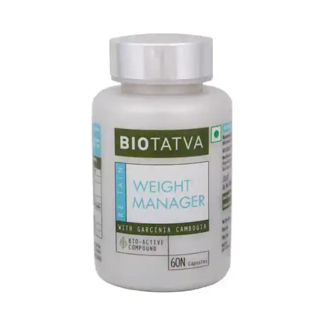 Biotatva Weight Manager (1 Bottle of 60 capsules)