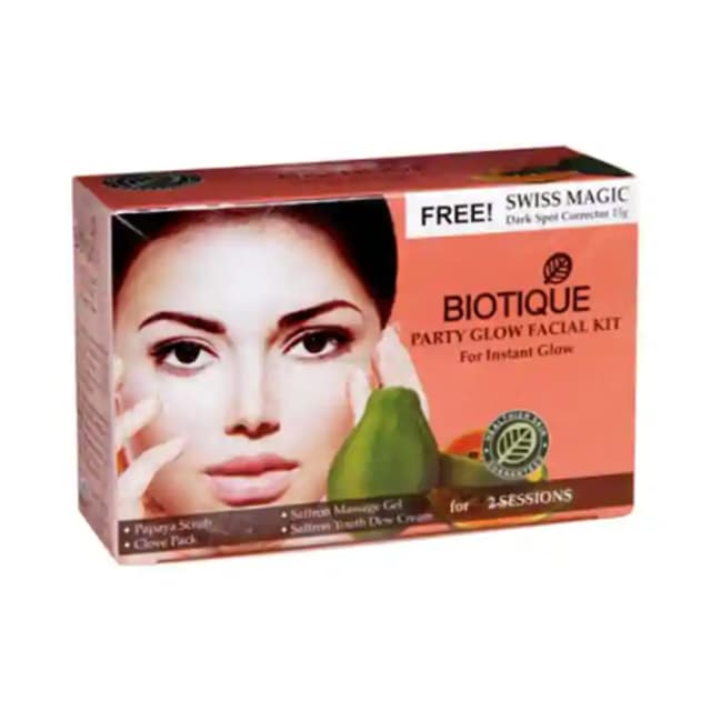 Biotique Party Glow Facial Kit (1 Box Of 1 Kit)