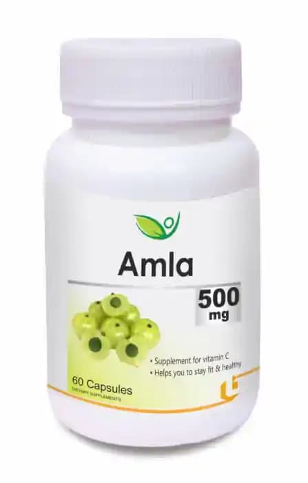 Biotrex Amla 500mg (1 Bottle of 60 capsules)