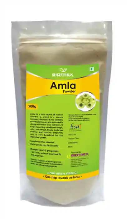 Biotrex Amla Herbal Powder (1 Packet Of 200 gm Powder)