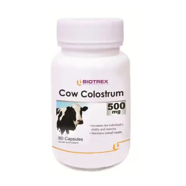 Biotrex Cow Colostrum 500mg (1 Bottle of 60 capsules)
