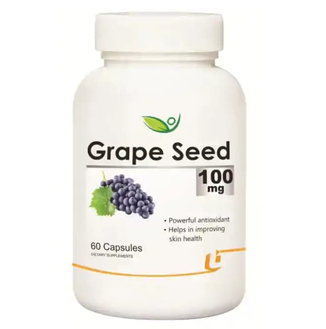 Biotrex Grape Seed 100mg (1 Bottle of 60 capsules)