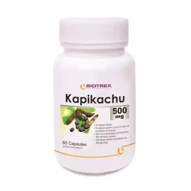 Biotrex Kapikachu 500mg (1 Bottle of 60 capsules)