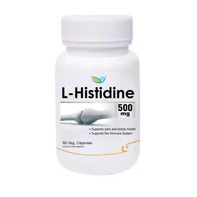 Biotrex L Histidine 500mg Veg (1 Bottle of 60 capsules)
