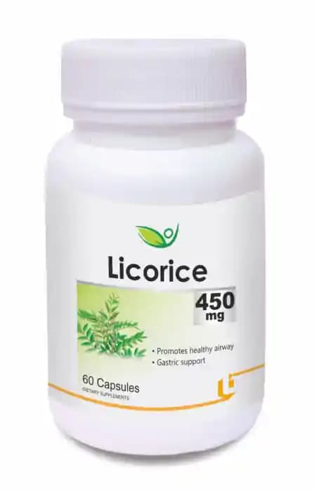 Biotrex Licorice 450mg (1 Bottle of 60 capsules)