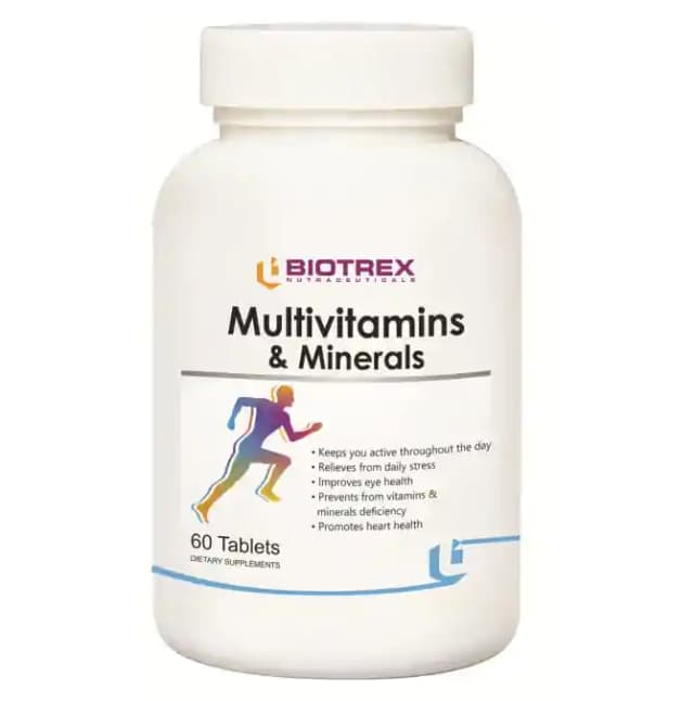 Biotrex Multivitamins & Minerals (1 Bottle of 60 tablets)