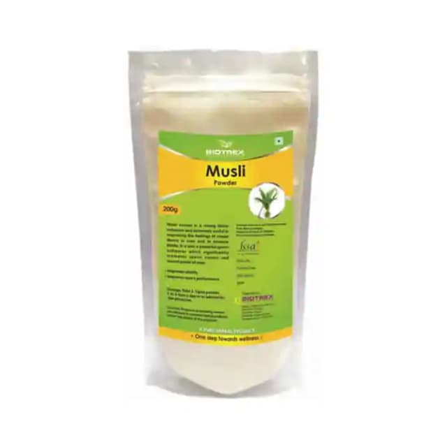 Biotrex Musli Herbal Powder (1 Packet Of 200 gm Powder)