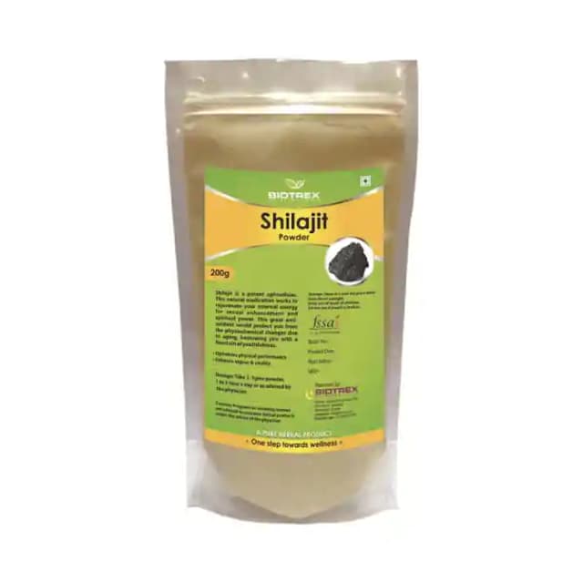 Biotrex Shilajit Herbal Powder (1 Packet Of 200 gm Powder)