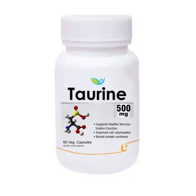 Biotrex Taurine 500mg Veg (1 Bottle of 60 capsules)