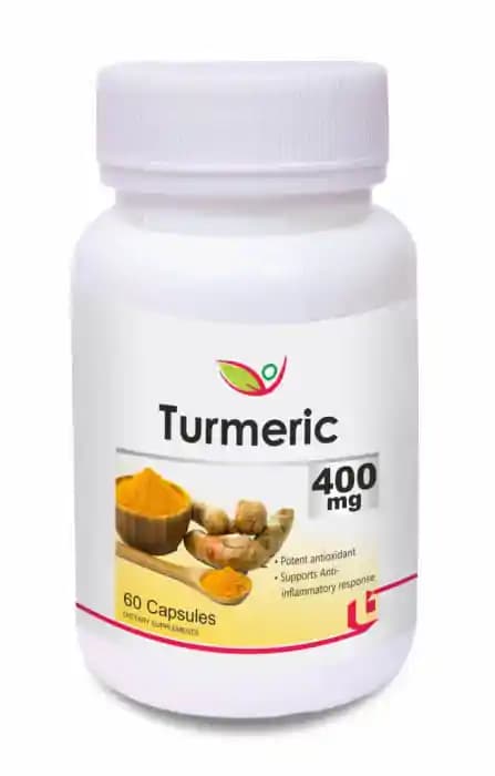 Biotrex Turmeric 400mg (1 Bottle of 60 capsules)