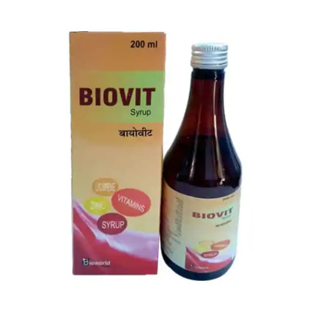 Biovit Syrup (1 Bottle of 200 ml Syrup)