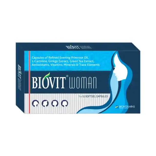 Biovit Woman Soft Gelatin (1 Strip Of 10 soft gelatin capsules)