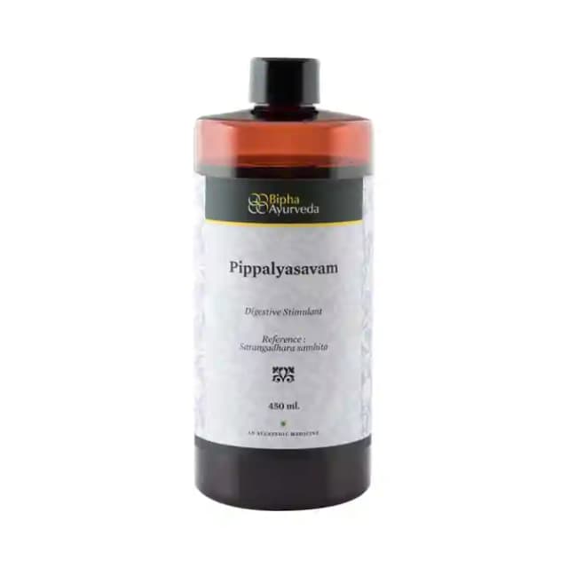 Bipha Ayurveda Pippalyasavam (1 Bottle of 450 ml Liquid)