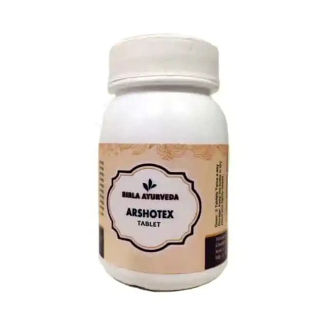 Birla Ayurveda Arshotex (1 Bottle of 60 tablets)