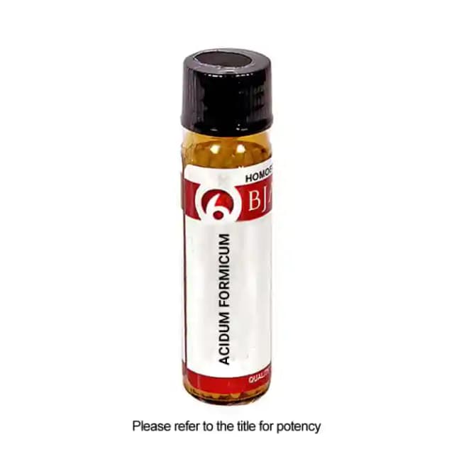 Bjain Acidum Formicum Globules 6X (1 Bottle of 6 gm Globules)