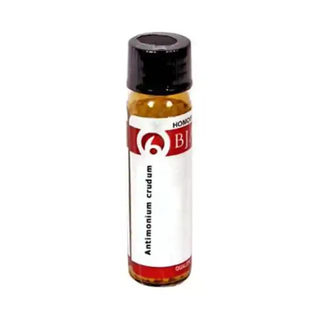 Bjain Antimonium Crudum Globules 3X (1 Bottle of 6 gm Globules)