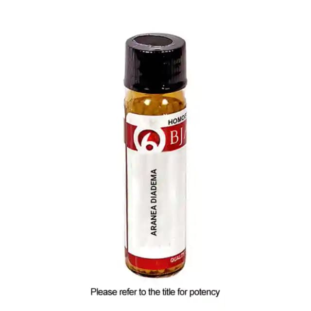 Bjain Aranea Diadema Globules 3X (1 Bottle of 6 gm Globules)