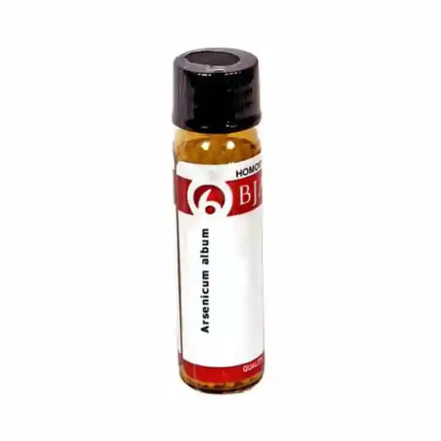 Bjain Arsenicum Album Globules 6X (1 Bottle of 6 gm Globules)